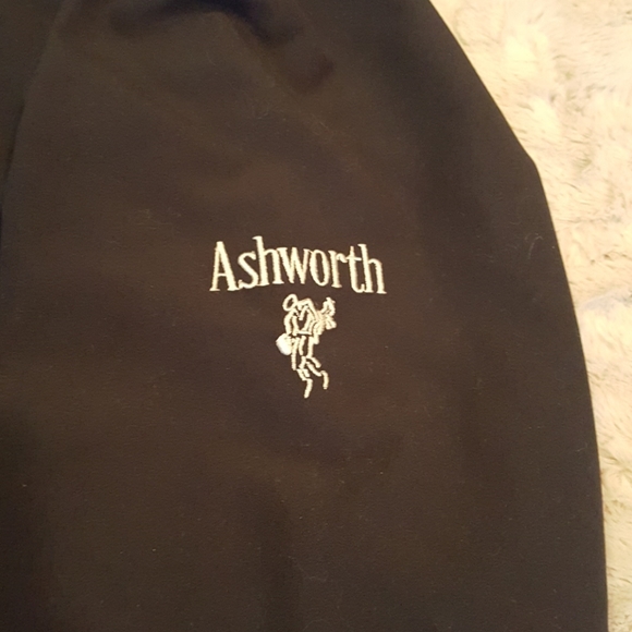Ashworth Golf pull over sz MEDIUM black w white - Picture 3 of 5